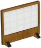 Decor Corporation Concombre Shoji Screen Size: Approx. W10.8 D3.3 H9.2 ZCB-65424