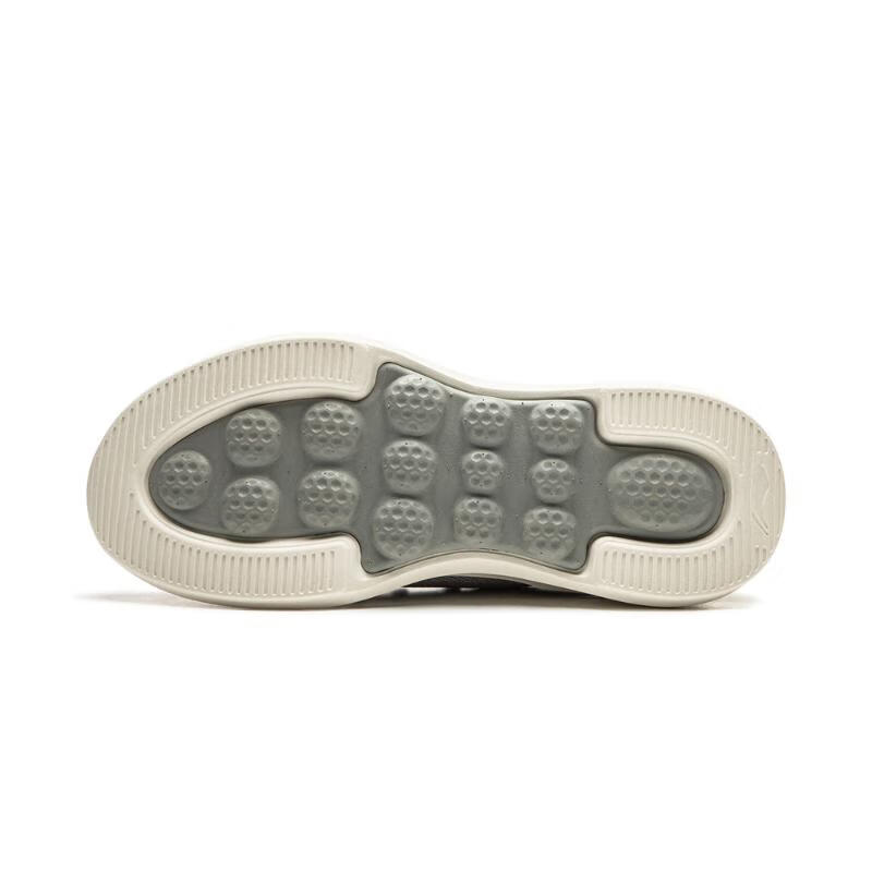 Li-Ning Comfortable Simple Non-Slip Breathable Low-Top Casual Running Shoes Men Sneakers Gray AGLU319-3