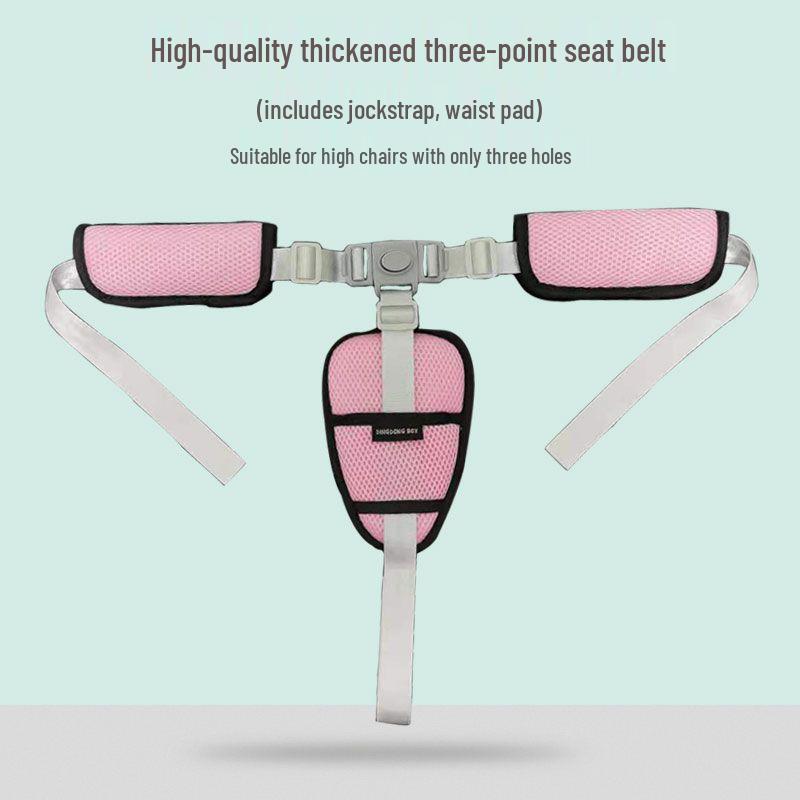 Uniwersalne pięciopunktowe pasy bezpieczeństwa do krzesełek dziecięcych i wózków spacerowych