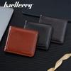 Baellerry Vintage Design Genuine Leather Short Wallets for Men Business ID Card Holder Cash Money Bags Purse