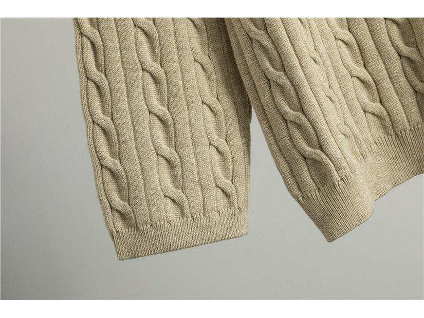 Women's Cable Knit POLO Collar Sweater & Skirt Set - Autumn/Winter 2025 Age-Reducing Style