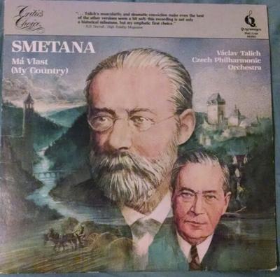 LP Record SMETANA, VÁCLAV TALICH, CZECH PHILH - Má Vlast (My Country) PMC7168 QUINTESSENCE 1980 US Classical Used