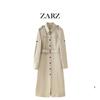 Womens Oversized Longline Trench Coat Dress Vintage Chic Loose Fit Button Front Cardigan Style