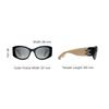 Chanel Logo Decorated Cat Eye Sunglasses Unisex sunglasses Black A71618X02016S3418