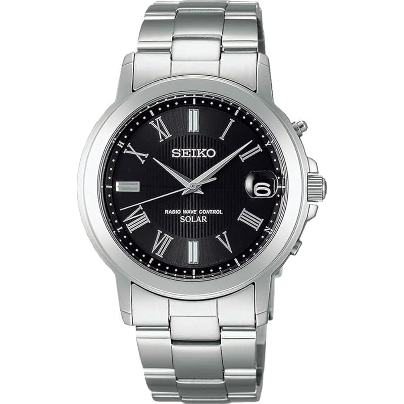 

[Seiko Watch] watch seiko selection men s solar radio SBTM191 silver