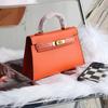 New Popular Summer Cowhide High-end Leather Messenger Small Bag for Women
