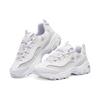 Skechers DLites 1.0 Lace Bear 2.0 Mesh Comfortable Versatile Daily Wear Durable Low-Top Dad Shoes Women Sneaker White Purple 896738-WLV