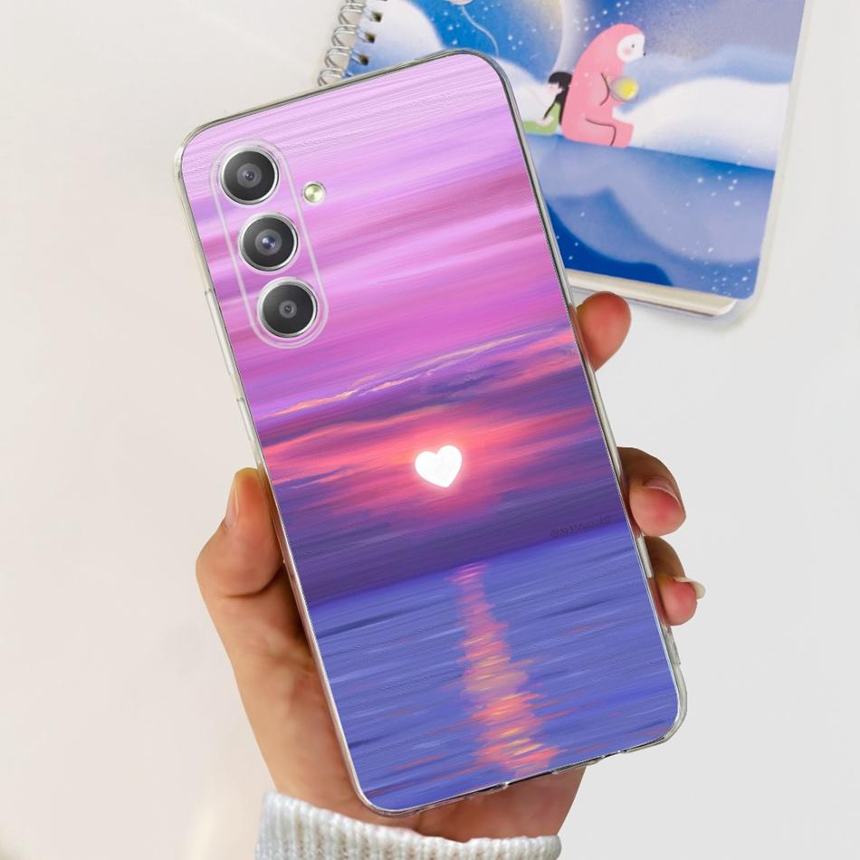 For Samsung Galaxy A55 Case Samsung A55 5G SM-A556B Fashion Printing Soft Silicone TPU Phone Back Cover