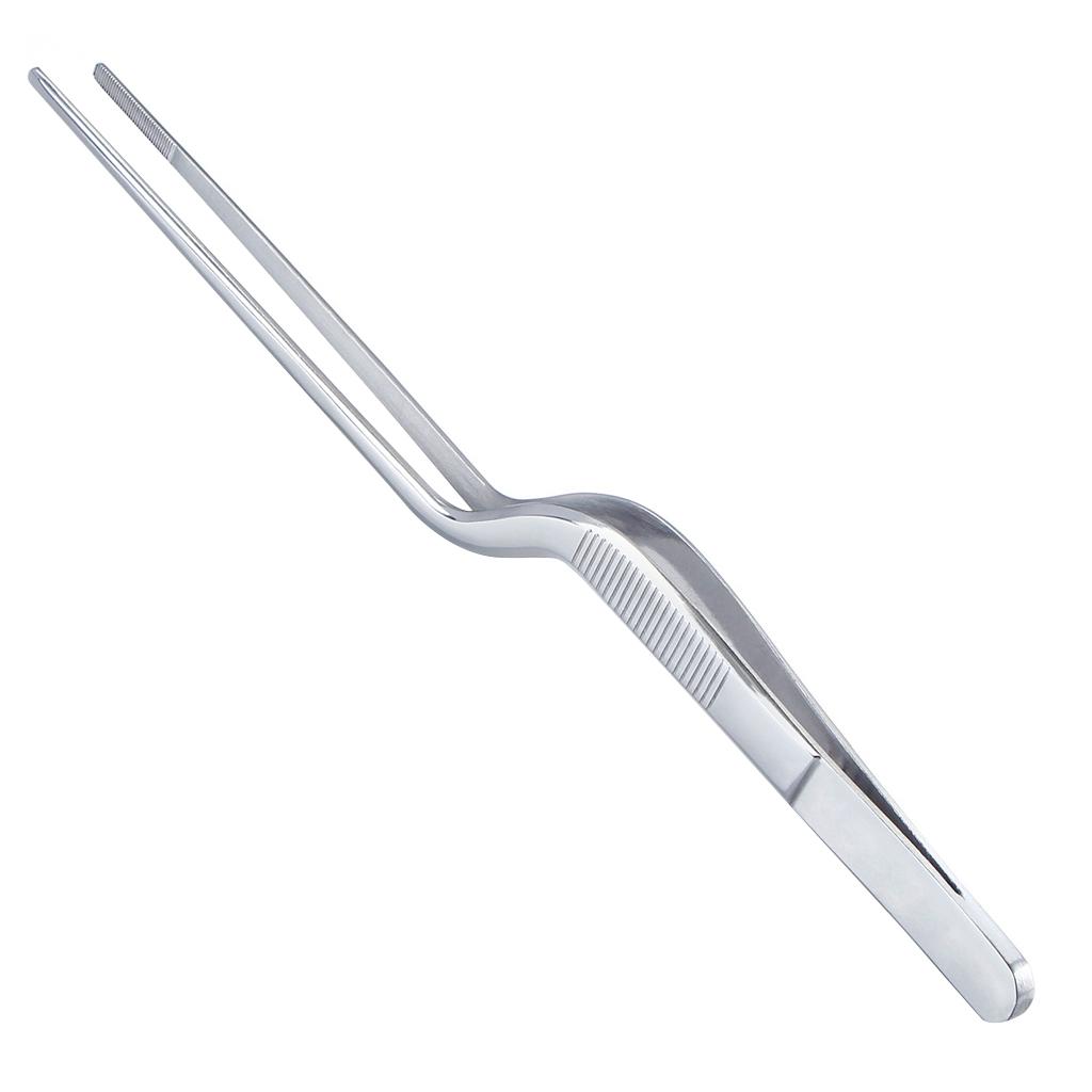 Cooking Tweezers Stainless Steel Multi Purpose Plating Kitchen Tweezers for Chef 1