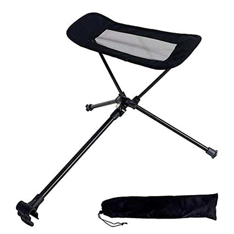 Practical Suitable Outdoor Fishing Chair Portable Folding Retractable Footrest Rest Campe Chair Outside Barbecue Beach Stool