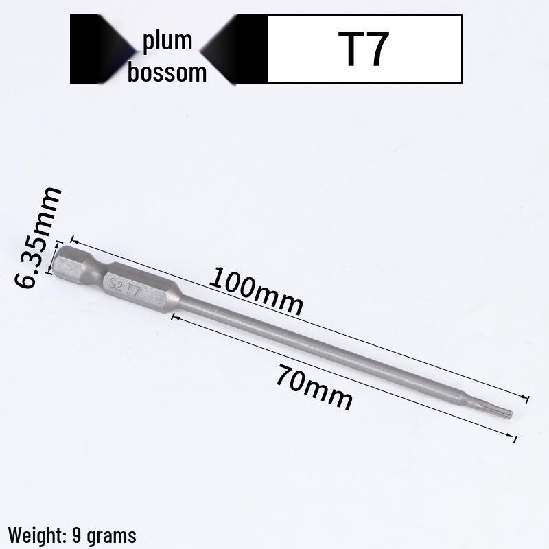 Magnetic Plum Blossom Screwdriver Replacement Bits T15 T20 T25 T30