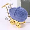 New Necklaces Box Fashion Storage Case Velvet Stroller Ring Box Jewelry Display Holder Gift Case