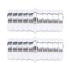 1 Pair 3 4 To 3 4in Hose Barb Splice Coupler Aluminum Alloy Radiator Intercooler Heat Exchanger Repair Mend Fitting