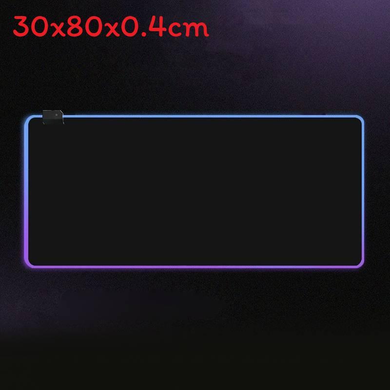 Gaming Rgb Mouse Pad With Led Lighting Non Slip Rubber Desk Mat Large Size For Esports And Office