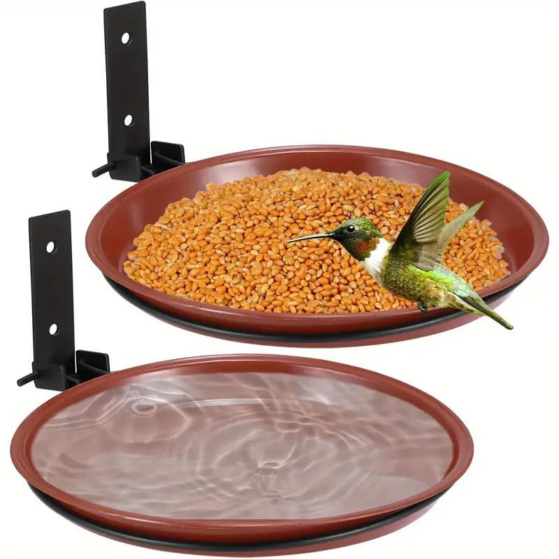Outdoor Decorative Hanging Bird Feeder and Bird Bath Pendant for Garden and Balcony