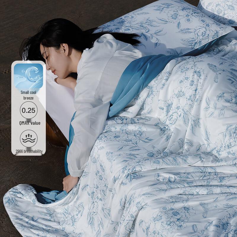 Mercury Home Textiles Маленький Прохладный Бриз Садовое Охлаждение Летнее Одеяло
