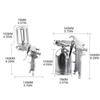 Spray Guns Air Paint Sprayer 400/750CC Large Capacity Nozzle Professional Spray Guns Sprayer for Painting Car Furniture