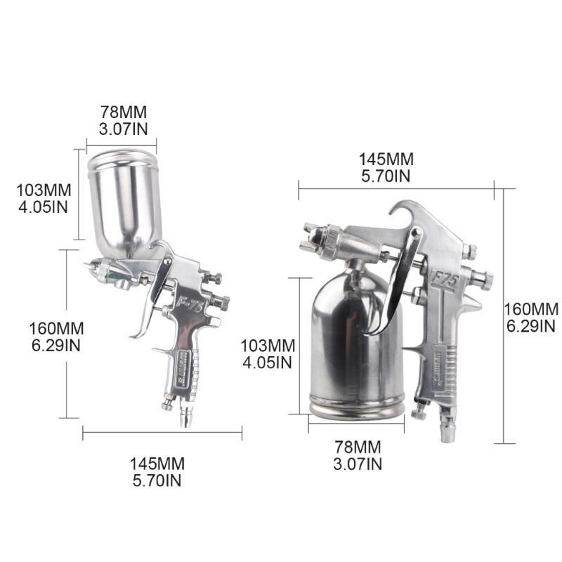Spray Guns Air Paint Sprayer 400/750CC Large Capacity Nozzle Professional Spray Guns Sprayer for Painting Car Furniture