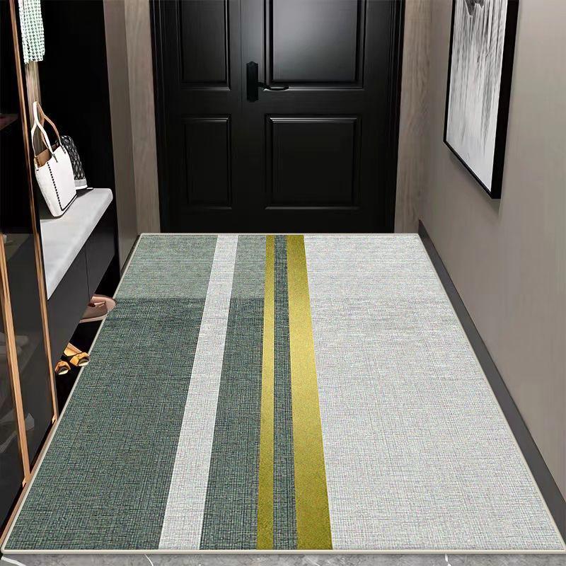 Modern Simple Style Large Size Living Room Rugs Light Luxury Bedroom Carpet Soft Easy Cleaning Entrance Door Mat Customizable