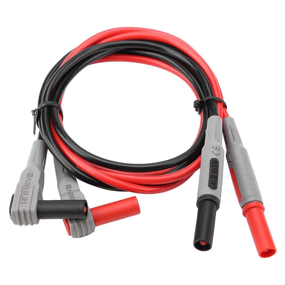 Multimeter Probe Test Kit 28 Pieces P1300F for Digital Multimeter Replaceable Banana Plug Test Hook Tabletop Sticks Pointed Needles IC Tes