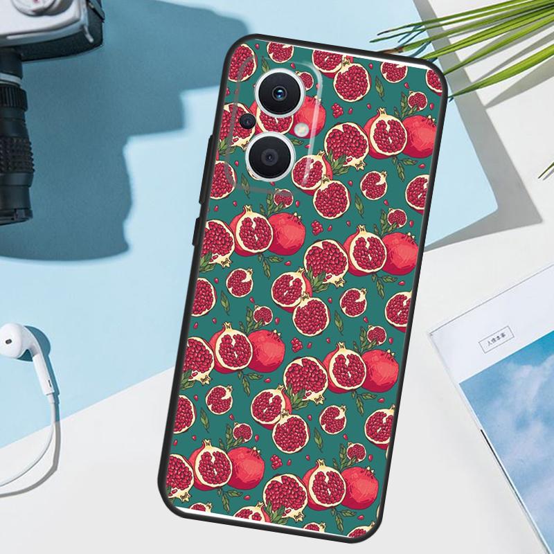 

Food Fruit Red Pomegranate Cover For OPPO Reno 8T 7 8 Lite 14F 13F 12F 11F 14 13 12 11 10 OPPO Find X8 X6 X5 X9 Pro Case OPPO Reno10 Pro