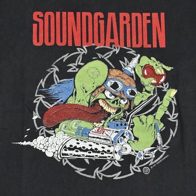 Vintage Soundgarden 1991 Tour Concert 90s Band T-shirt REPRINT M