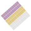 60 Pcs Disposable Nail Art Table Towels Soft Waterproof Oil Proof Table Mat for Manicure Purple Yellow White