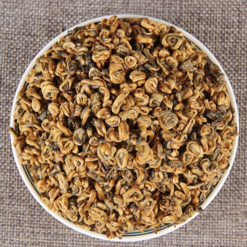 Fengqing High Mountain Single Bud Tea Yunnan Tea Черный чай Dianhong Gold Spiral 250 г