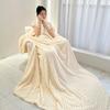Four Seasons Thick Warm Fleece Blanket Lightweight Luxury Solid Color Multifunctional Rabbit Fleece Blanket Bedroom Room Blanke