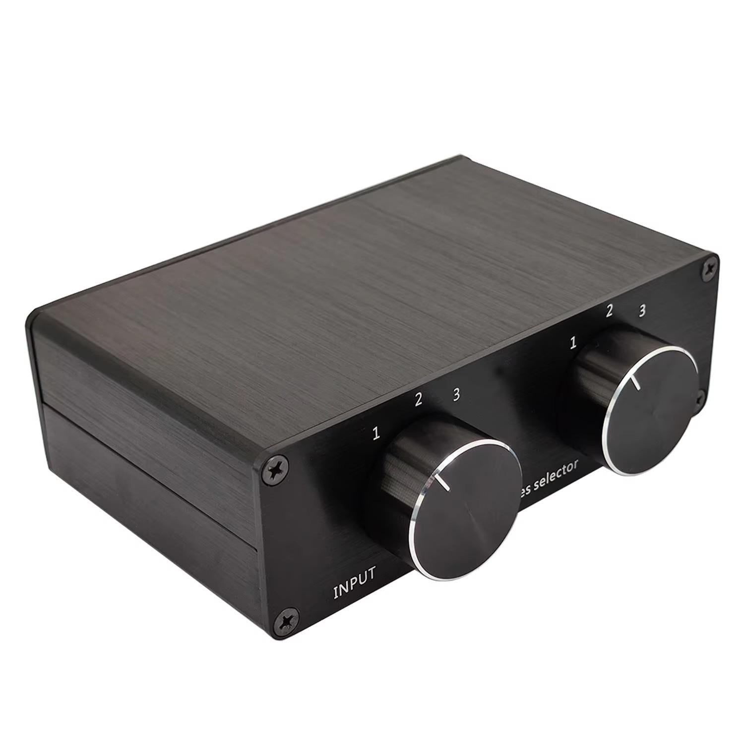 

4 входа 1 выход 3 входа 3 выхода Аудиовход Сигнальный кабель RCA Разветвитель Селектор-переключатель Разъем источника Schalter 1 вход 4 выхода 3 in 3 out