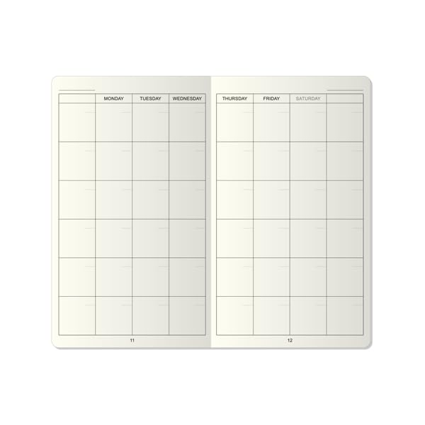 Itoya Free Diary, Single Side, 1 Week