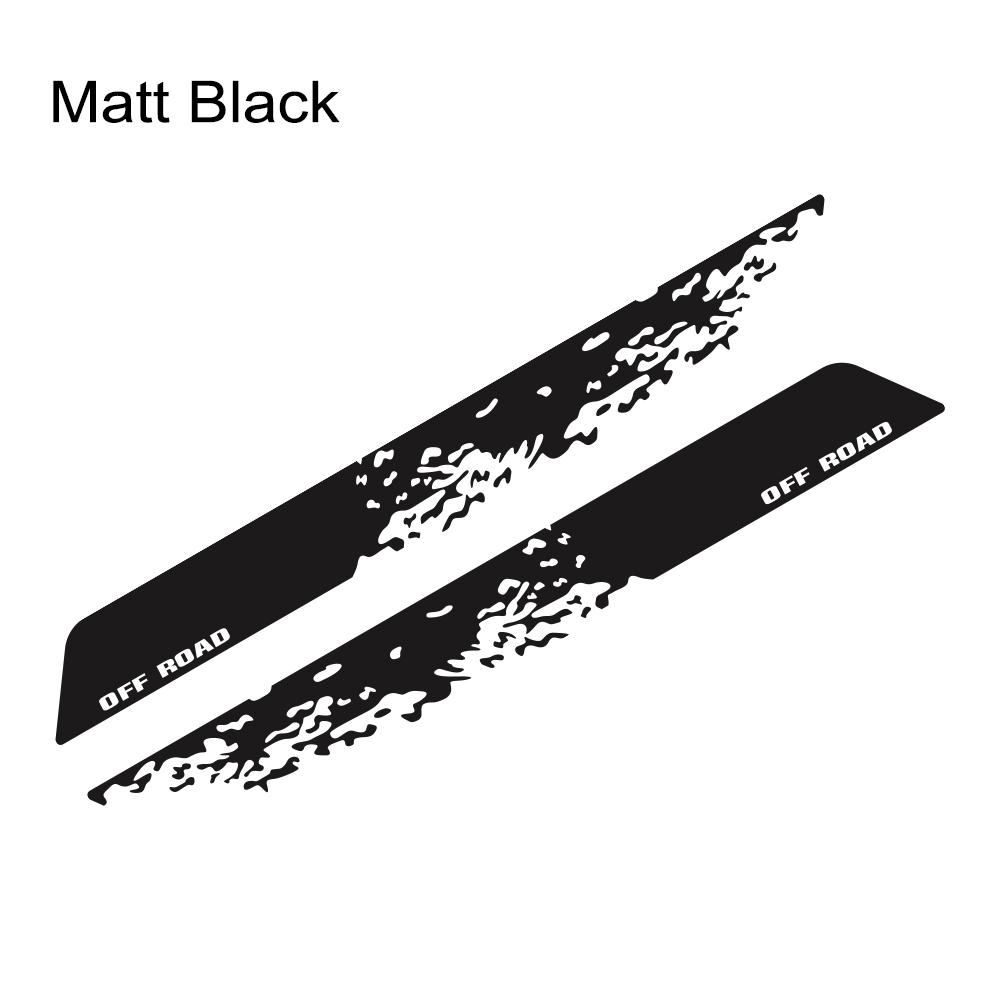 197x22cm 2PCS OFF RAOD Sport Stripes Car Body Door Side Decor Sticker For-Toyota TACOMA TRD PRO Racing Accessories Vinyl Decals