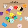 Wooden Expression Block Stacking Matching Game Montessori Parish Toys Shape Color Cognition Sorting Fine Motor Skills Education