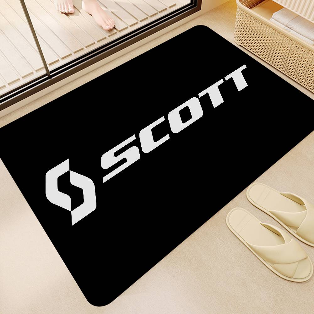 Scott Bike Door Mat Nordic Style Home Doormat Bathroom-Toilet Mats Bedroom Bedside Mats