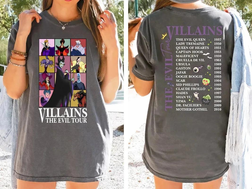

s latest shortsleeved childrens parentchild set villainous Evil Queen loose and breathable Tshirt Unisexs wear S