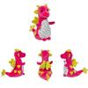 Dragon Fruit Macaroon Pitaya Dinosaur Plush Toy Soft Stuffed Doll For Kids