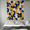 Simple Geometry Wall Tapestry Aesthetic Wall Hanging Printed Fabric Blanket Decorative Tapestries for Bedroom Living Room Home Decor