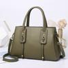 Cowhide Women's Bags, One-shoulder Messenger Bags, Portable Women's Bags, Fashionable Large-capacity Handbags.