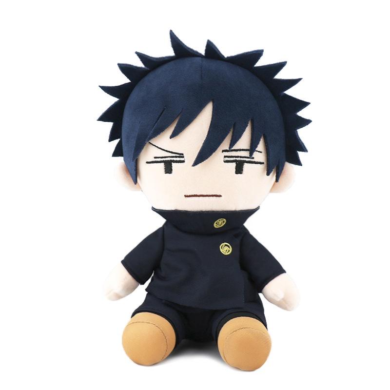 Peluche Jujutsu Kaisen da 25 cm Satoru Gojo Fushiguro Megumi Itadori Yuji Inumaki Toge Figura Anime Bambola di Peluche Ripiena Regali di Compleanno