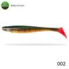 Silicone Herring Soft Lure - 20cm 50g Paddle Tail, Set of 2 for Pike Fishing