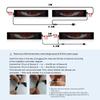 2pcs LED Soft Foldable Remote Control Truck Devil Eye Bluetooth App DIY Matrix Pixel Panel Light Windshield Graffiti Scrolling