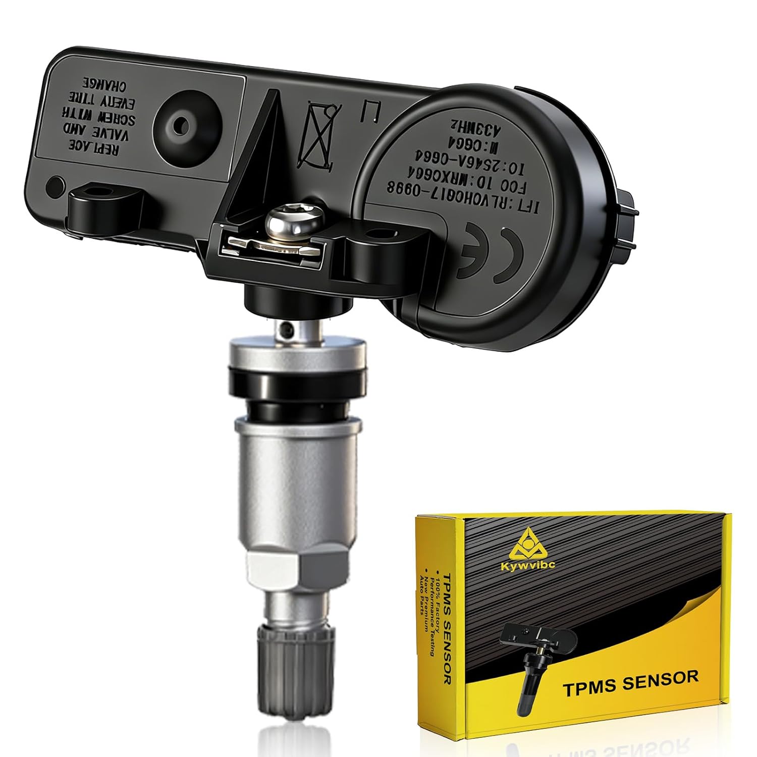 

1PC Pre-Programmed TPMS Sensor, 433MHZ Tire Pressure Monitor System Sensor Compatible with Chrysler Jeep Dodge Fiat Replace 56029398AB 1PC