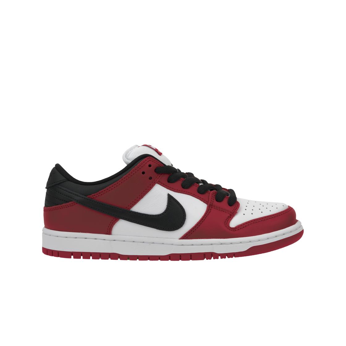 Кроссовки унисекс Nike Dunk Low SB J-Pack Chicago красные BQ6817-600 37.5