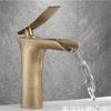 Antique Bronze Bathroom Faucet Basin Faucets  Hot & Cold Brass Bathroom Sink Faucet Waterfall Lavotory Faucet  Mixer Water Tap