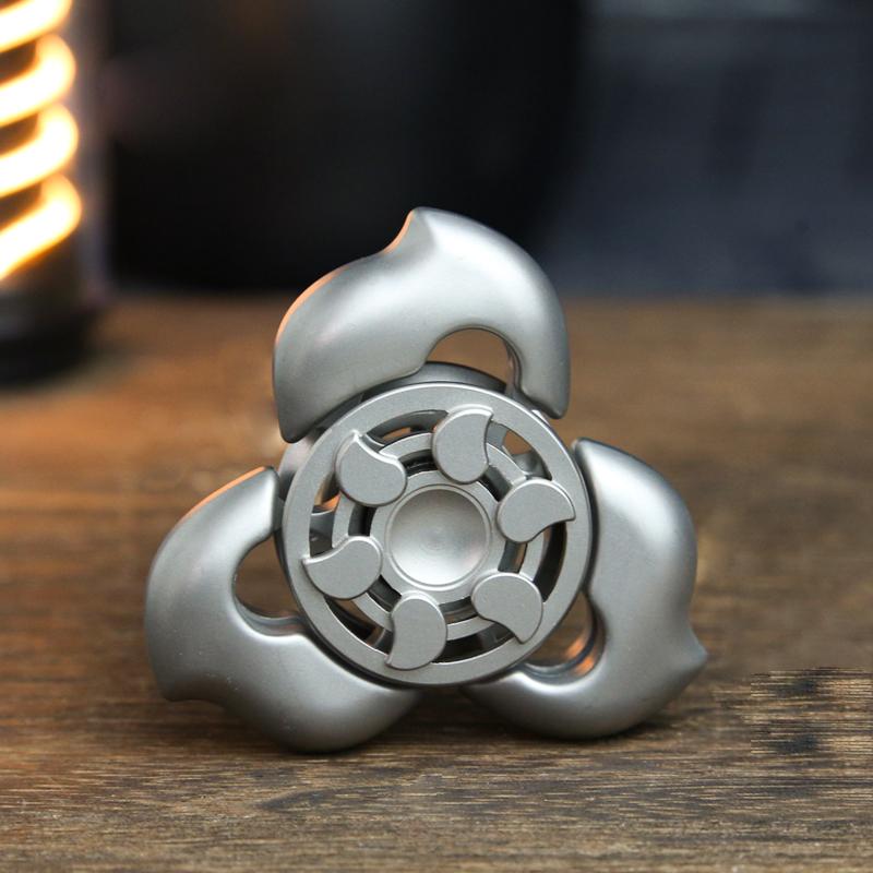 EDC Hand Spinner  Stainless Steel Fidget Spinner ADHD Concentration Toy Fidget Spinning Toy  Fidget Toys Adults Gift