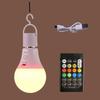 Rechargeable RGB E27 Bulb with Touch Switch & Remote - 16 Colors