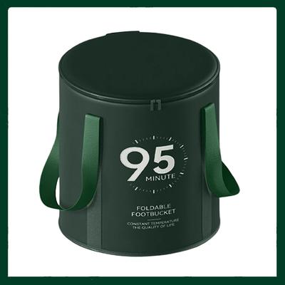 Household Foldable Deep BucketLeg Wash Basin Insulated Foot Bath With Lid Portable Insulated Foot Soaking Bucket Handy Gadget
