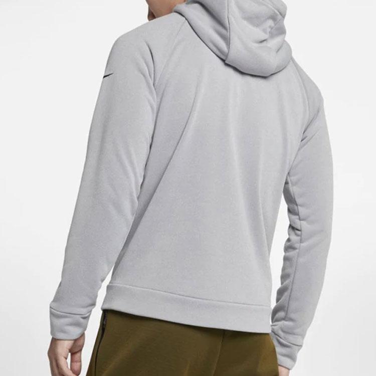 Nike JDI Color Block Logo Print Hoodie Men Hoodies Gray 931813-027