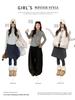 Women's Polka Dot Fleece-Lined Long-Sleeve Base Layer Shirt - Korean Style Winter Top