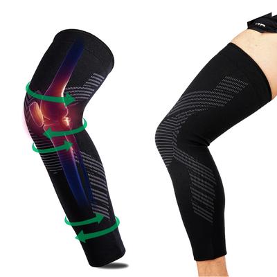 1Pcs Copper Compression Leg Sleeve Long Knee Support For Pain Relief Swelling Arthritis Poor Circulation Runners